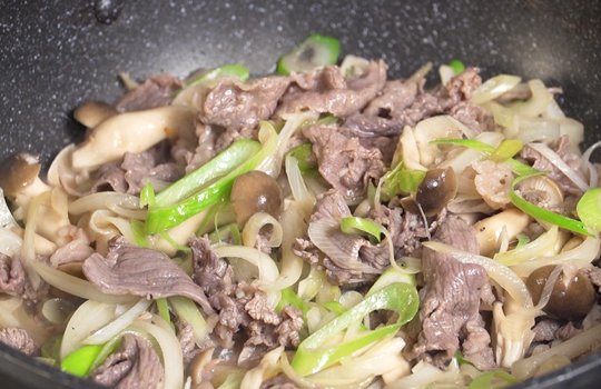 韓国料理教室～牛肉ときのこのプルコギと白菜のテンジャンクク