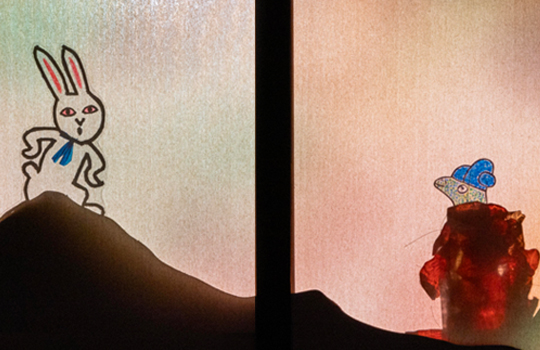 影絵劇「どんぶらこ 水宮歌＜ウサギとスッポンのものがたり＞」