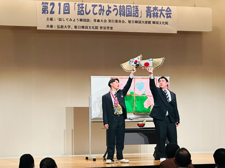 中高生スキット部門発表の様子