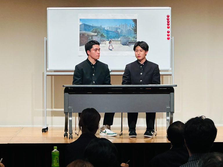 中高生スキット部門発表の様子