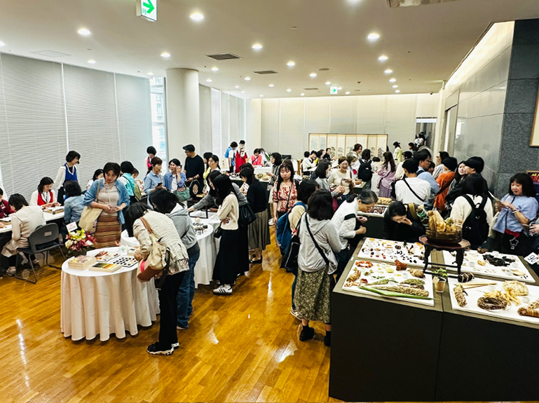 薬草などの展示