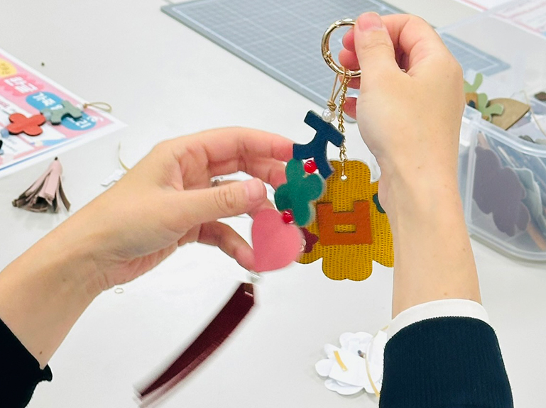 ハングルデザイン工芸作品