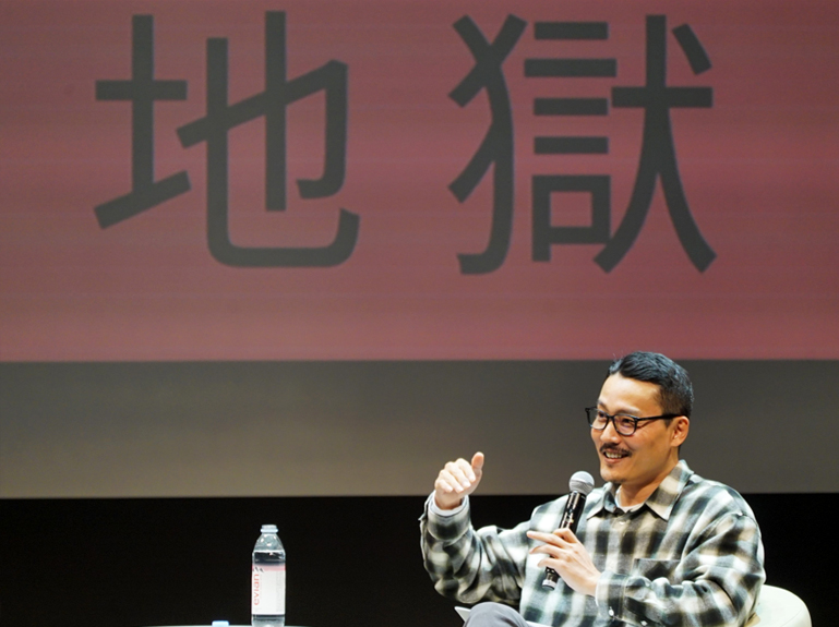 作家トークショーの風景－『地獄』のチェ・ギュソク作家