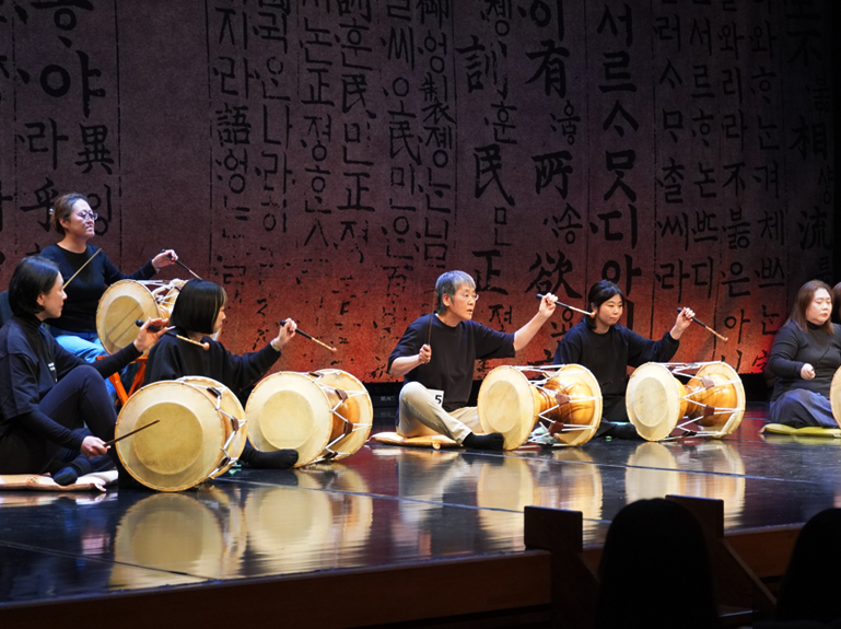 장구체험강좌 수강생들의 발표