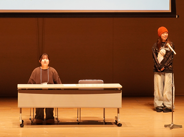 일반 스킷 부문 발표 모습