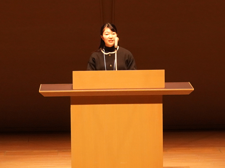 「スピーチ部門」発表の様子