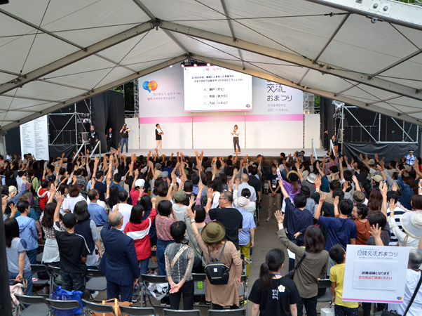 クイズ大会の様子。今年は参加型のイベントが多くありました。