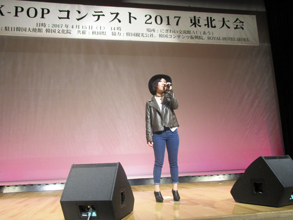 特別賞：佐藤季里子さん ※2NE1の「クリウォヘヨ」を披露