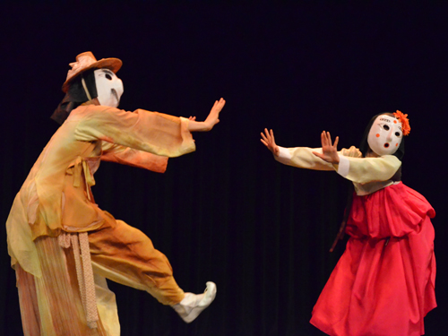 鳳山タルチュム（仮面劇）第七科場ミヤル舞を脚色した創作舞踊作品「オルス」