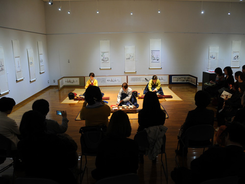 韓国の閨房茶礼実演