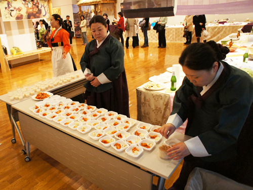 試食会の様子