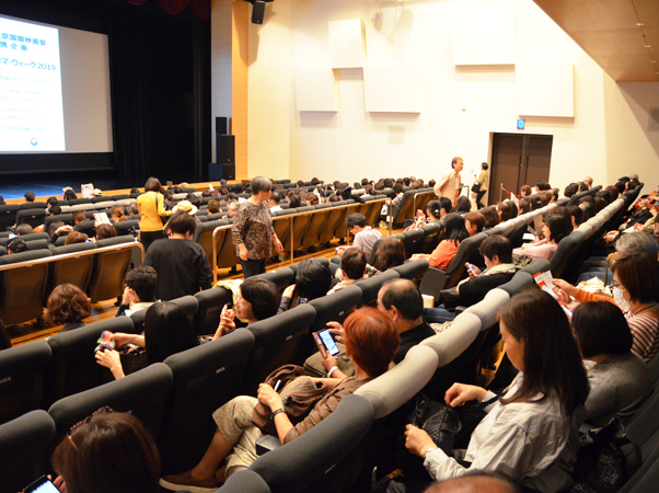 韓国文化院で行われた上映会の様子