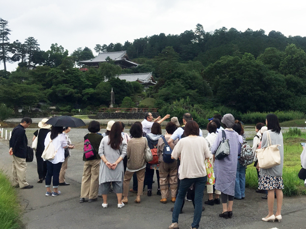 フィールドワークの様子：聖天院