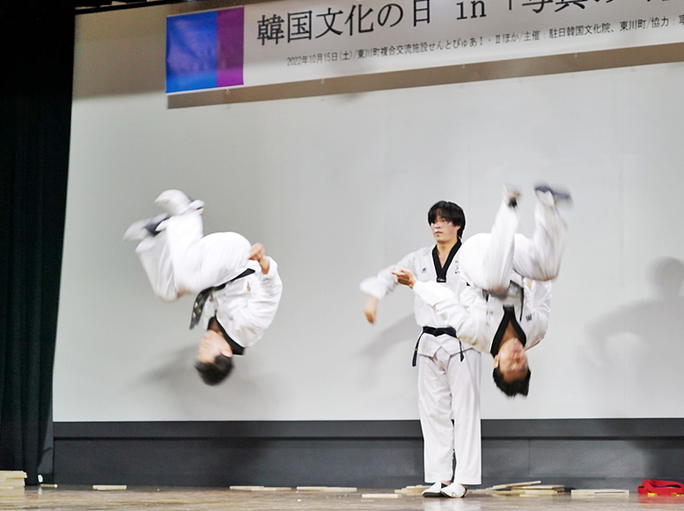 3年ぶりに実現できた韓国テコンドーチームの舞台