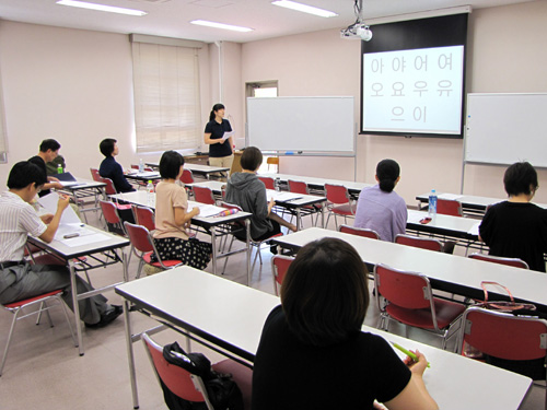 受講生による模擬授業の様子