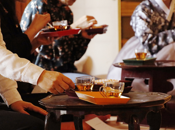 韓国の発酵茶を試飲