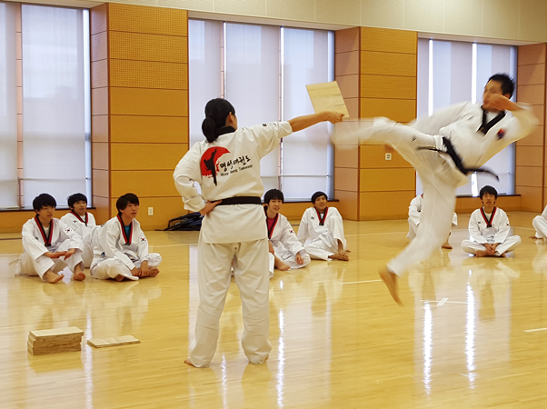 出張テコンドー体験教室（立教池袋高等学校）