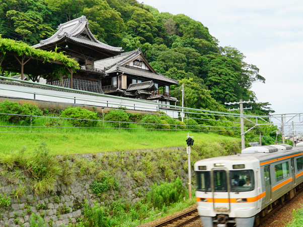 清見寺の風景