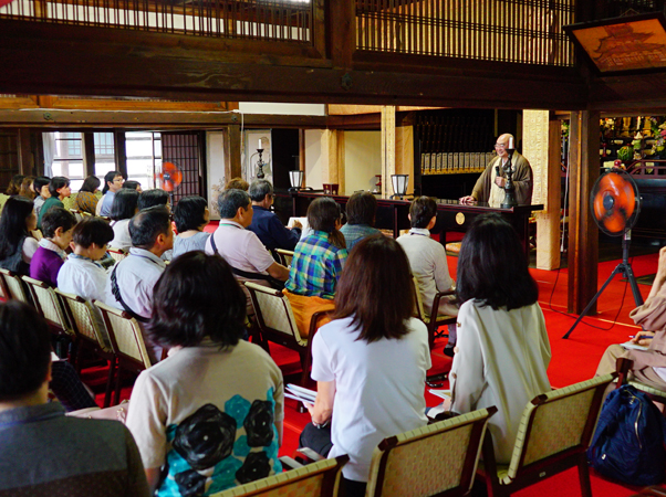 清見寺住職  一條文昭さんの挨拶