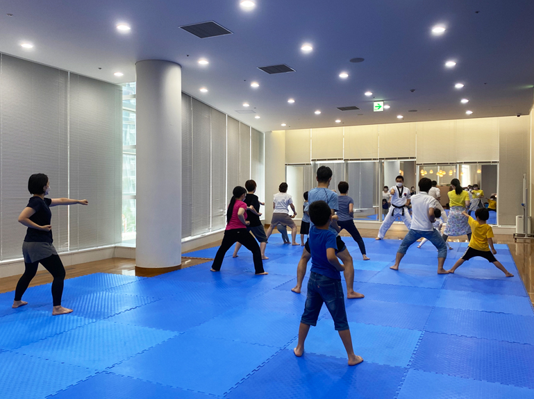 テコンドー教室の様子