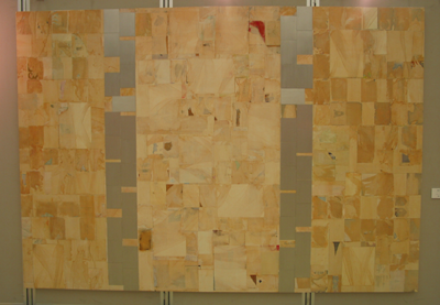 전시작품　「영도 5-1」　－　키시마쇼고(木嶋正吾)작　/　MixedMedia　/　182  *  260cm　